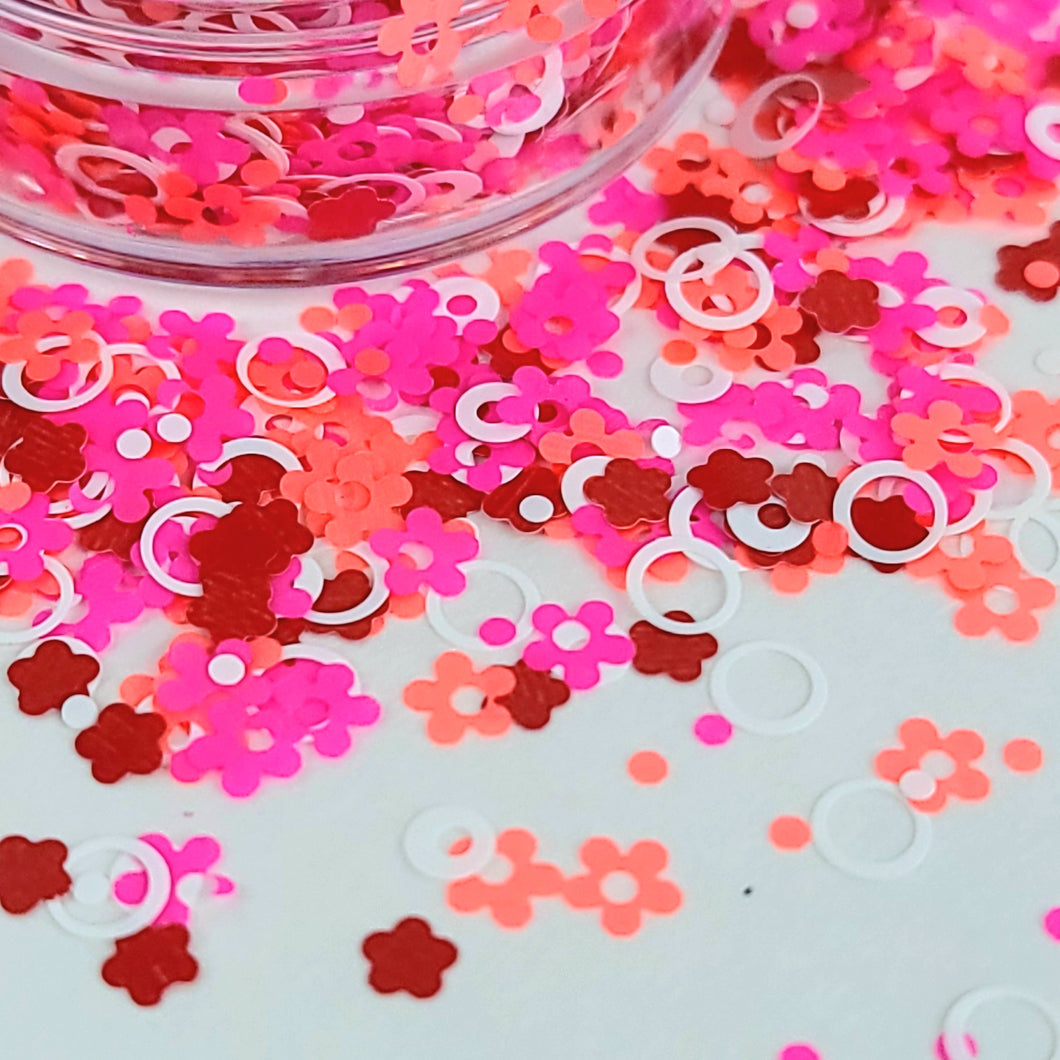 Flowered Glitter Mix