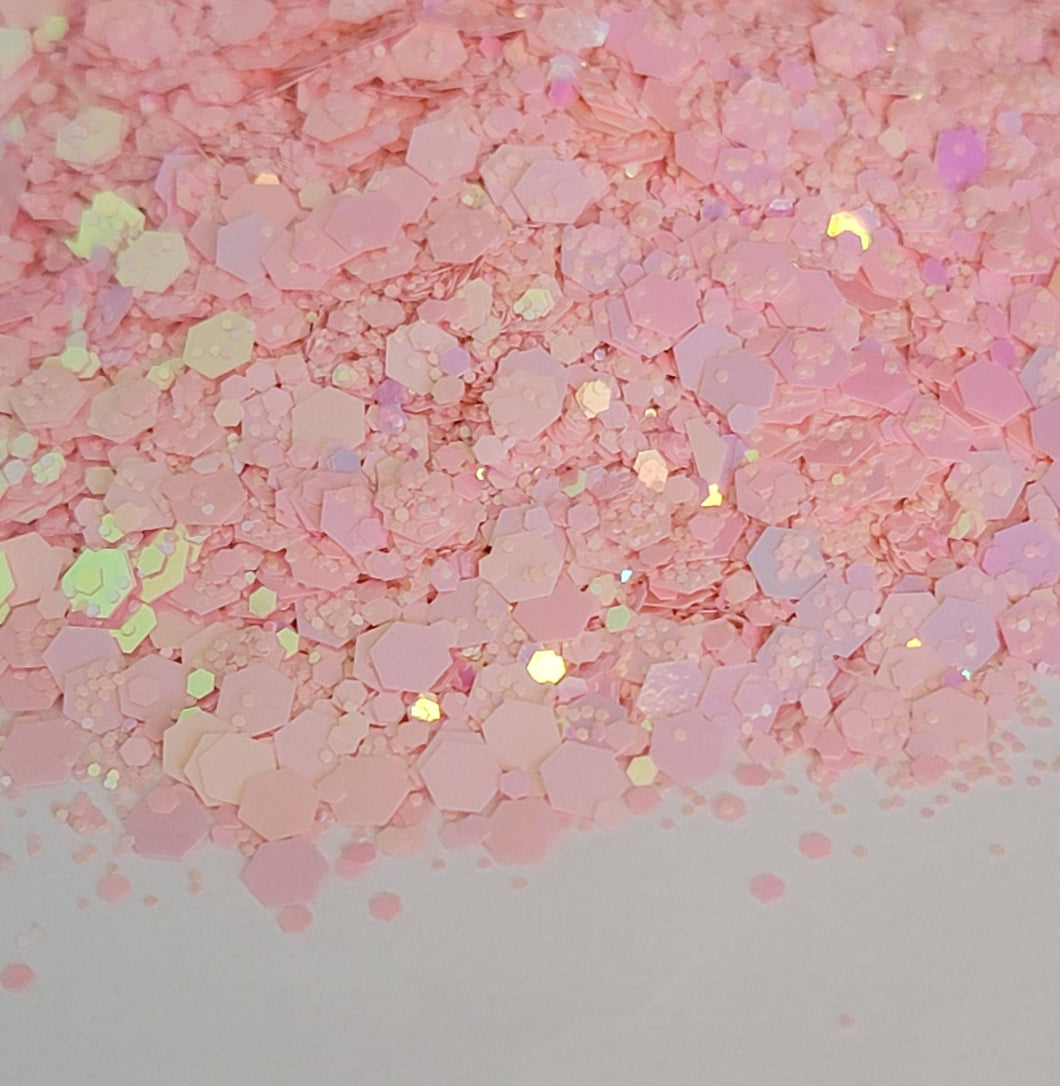 Pink Pearl Glitter Mix