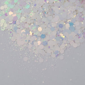 White Pearl Glitter Mix