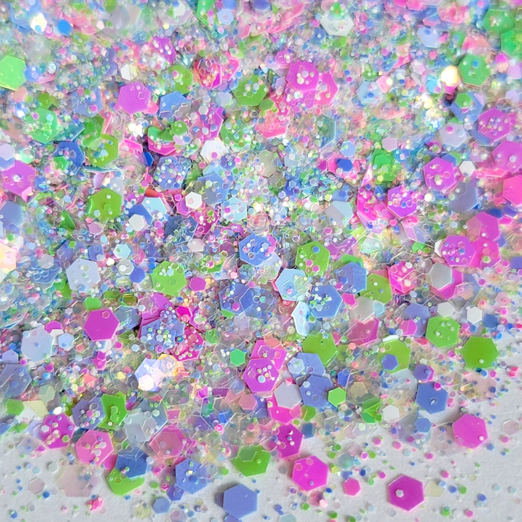 Pastel Spring Glitter