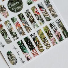 Load image into Gallery viewer, Tropical Palm Strips Stickers
