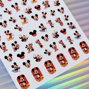 Mickey & Minnie Stickers