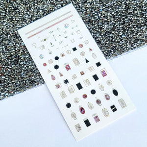 Marble Jewel  Stickers