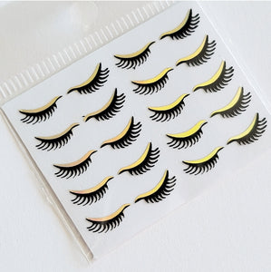 Lashes Water Decals