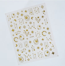 Cargar imagen en el visor de la galería, Gold Constellations Stickers
