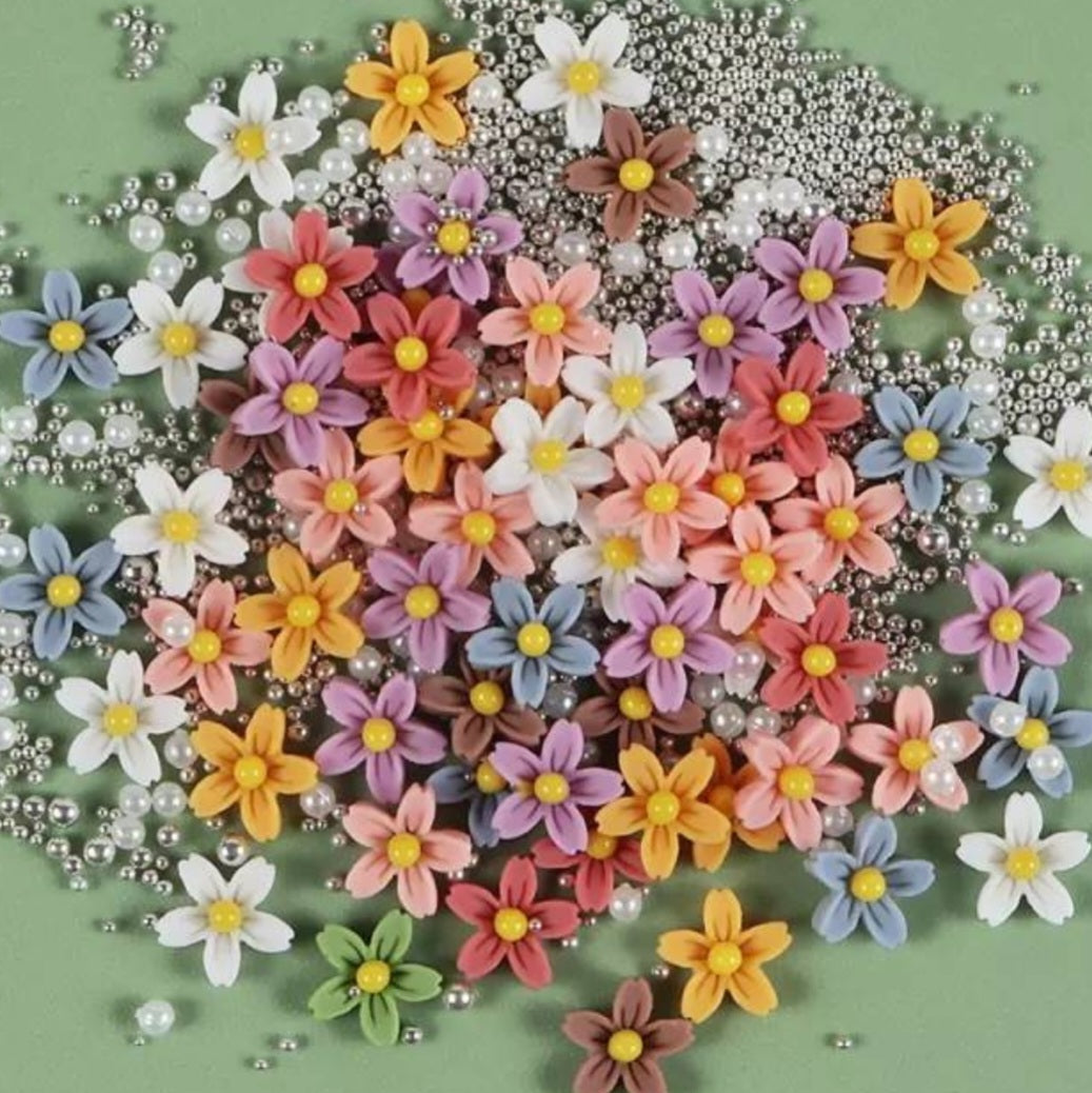 3D Spring Flower Mix