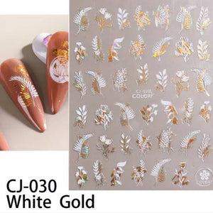 Gold leaf stickers